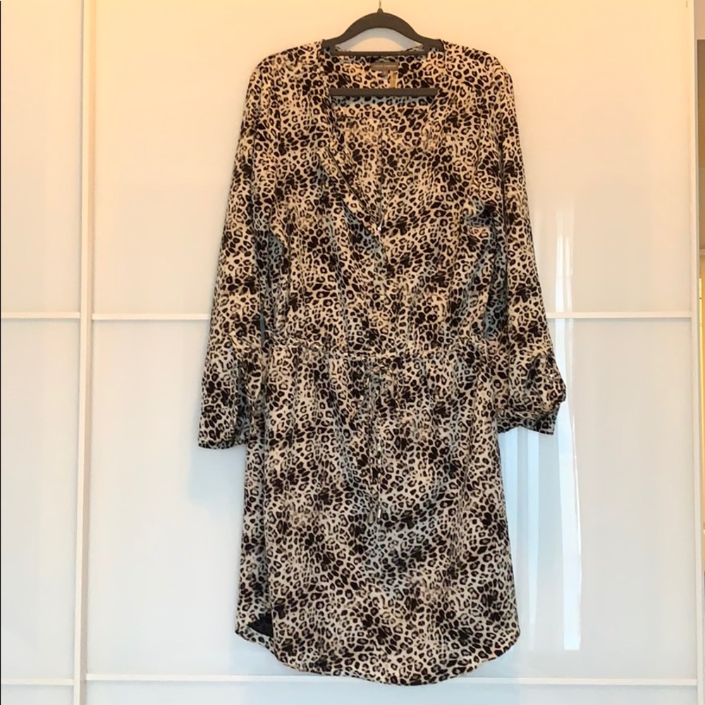 Vince Camuto leopard print dress